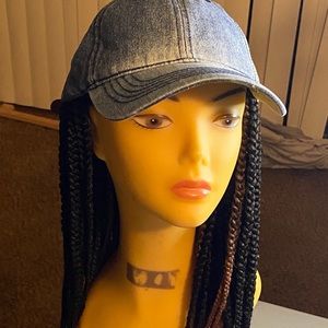 Hat wig 14inches box braids